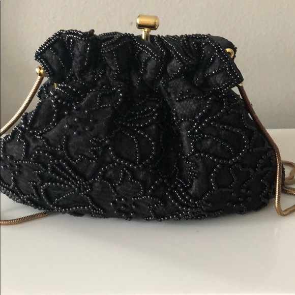 Vintage small beaded bag chain - Picture 2 of 7